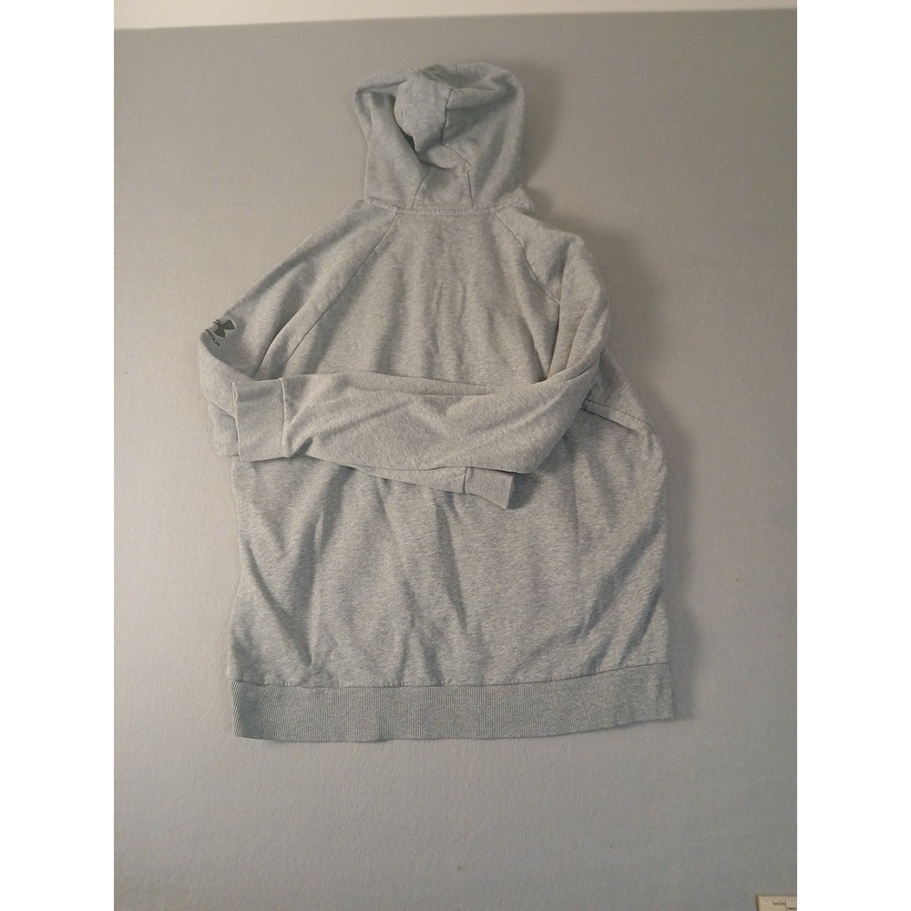 Under Armour Sweatshirt Womens Medium Loose Gray Hoodie Pullover Pennsylvania!! - Picture 8 of 8